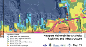 Newport, RI property risk from sea level rise