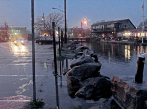 Tidal flooding from sea level rise from global warming